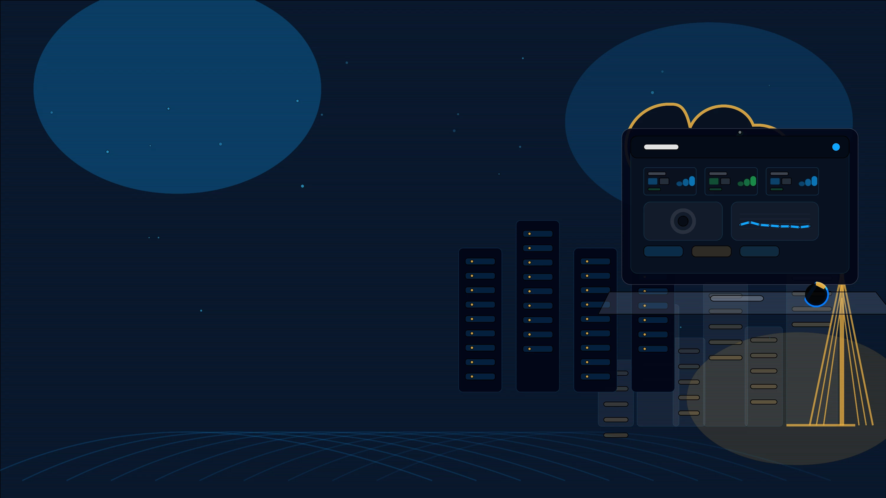 Visual de cloud, redes y servidores Factupar.